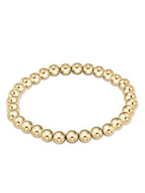 New NWT Enewton Classic 14kt Gold-filled 6mm Beads Stretch Stacked Bracelet